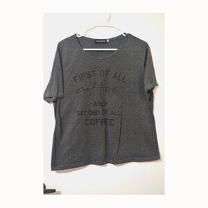 Coffee First T-Shirt Size M